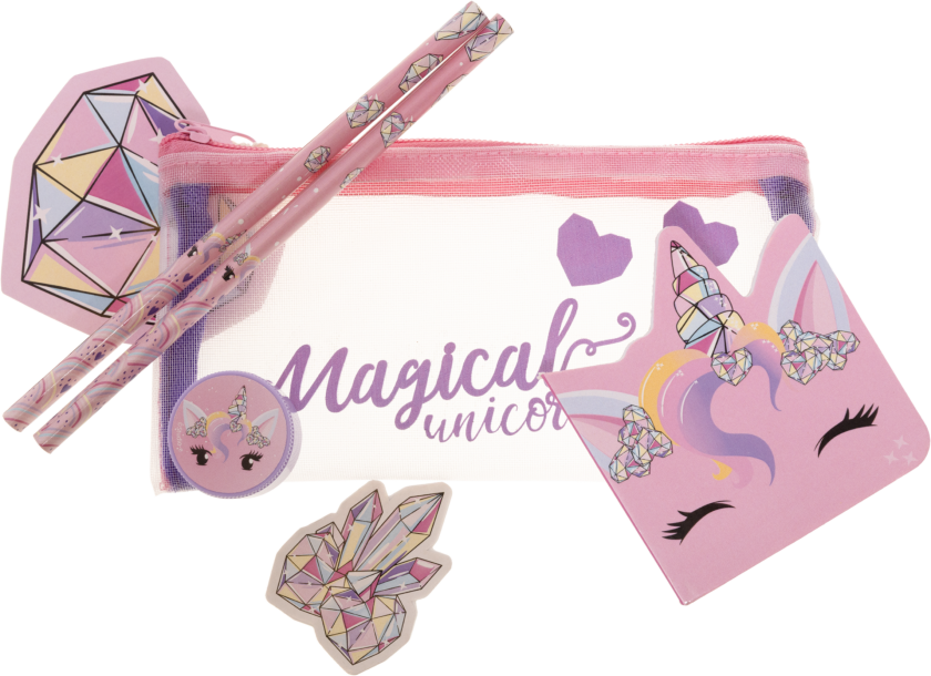 - Filled mesh pencil pouch w/station (092308156)