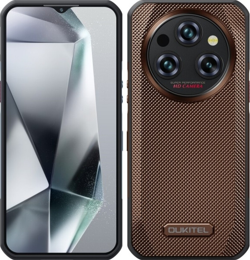 Smarttelefon Oukitel Smarttelefon Oukitel Wp35 8/256 11000Mah Ds. Brun