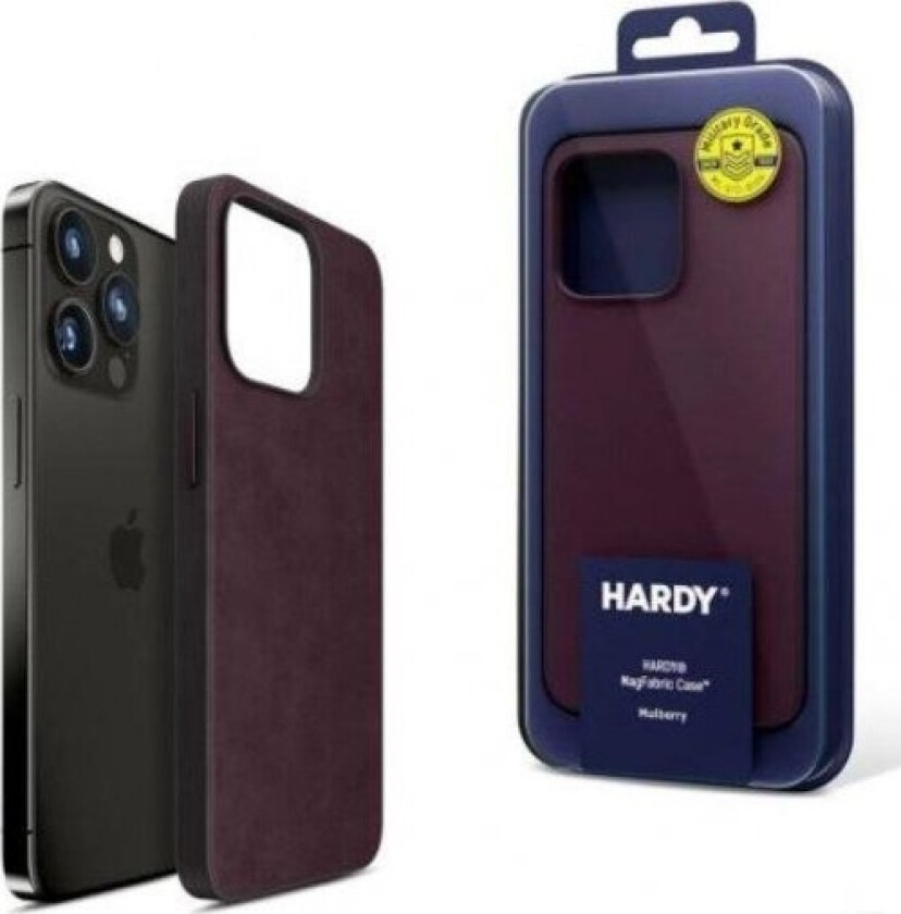 3Mk Etui Na Apple Iphone 15 Pro Z Magsafe- 3Mk Hardy Magfabric Case Mulberry