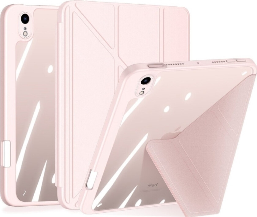 Magi Nettbrettetui Til Ipad Mini 2021 Smart Deksel Med Stativ Og Oppbevaring For Apple Pencil Rosa