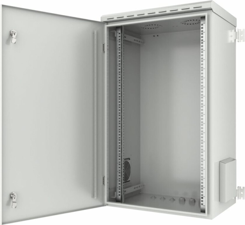 By Logon - Rack Skap - 60 X 45 - Veggmonterbar - Hvit, Ral 7035 - 20U - 19"