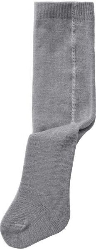 Name It Nbmwak strømpebukse i ull/bomull, Grey Melange