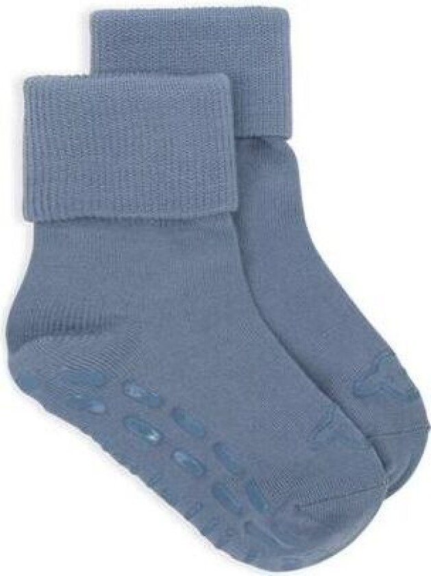 antiskli Ullsokker til småbarn, Mellomblå