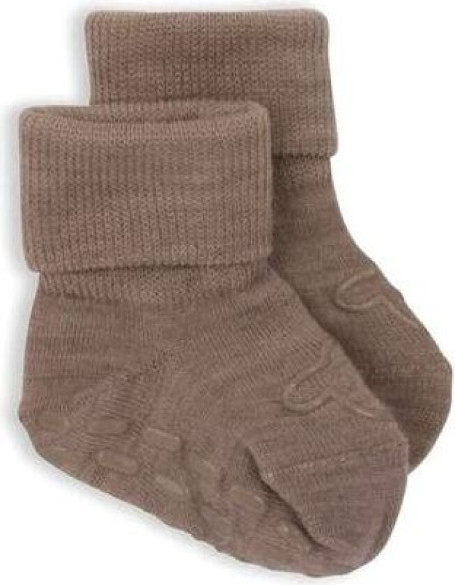 antiskli Ullsokker til småbarn, Brun