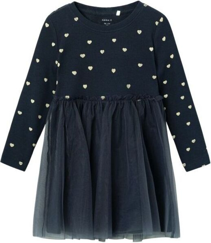 Name It Nmfnadja kjole til småbarn, Dark Sapphire