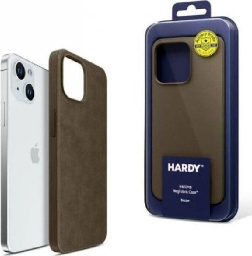 3Mk Etui Na Apple Iphone 15 Z Magsafe- 3Mk Hardy Magfabric Case Taupe