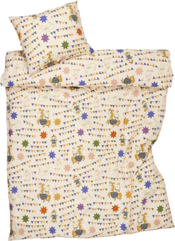 Mummitrollet sengesett 150 x 210 cm Sirkus