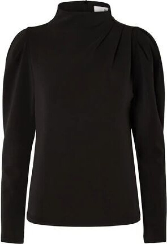 Fenja LS T-Neck Top - Black S