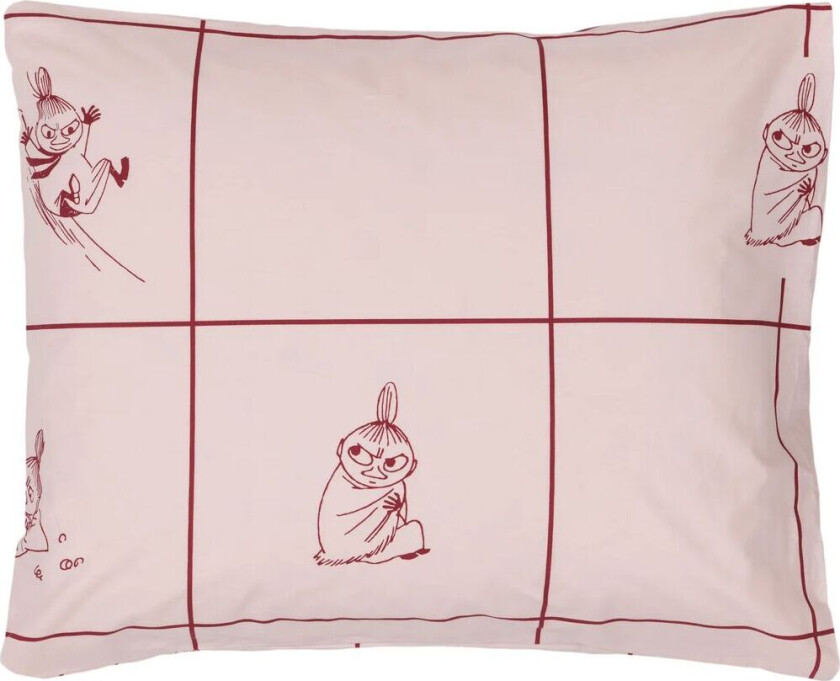 Mummitrollet putetrekk 50 x 60 cm Lille My, rutete