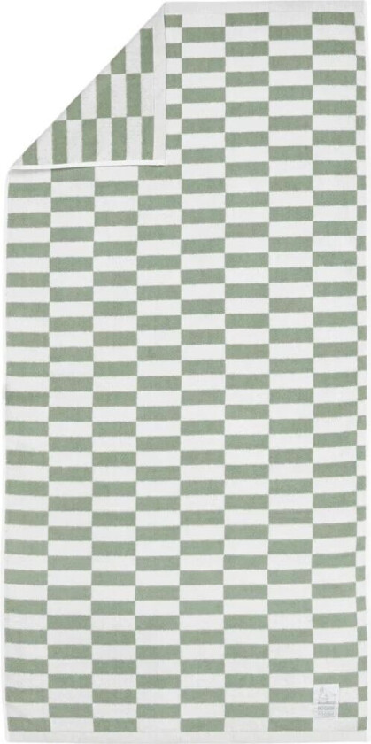 Mummitrollet badehåndkle 70 x 140 cm Ruter, grønn