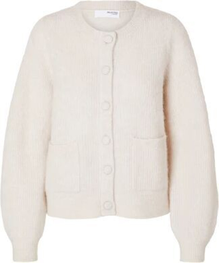 Sia Ras Ls Knit Pocket Cardigan - Birch Melange XL