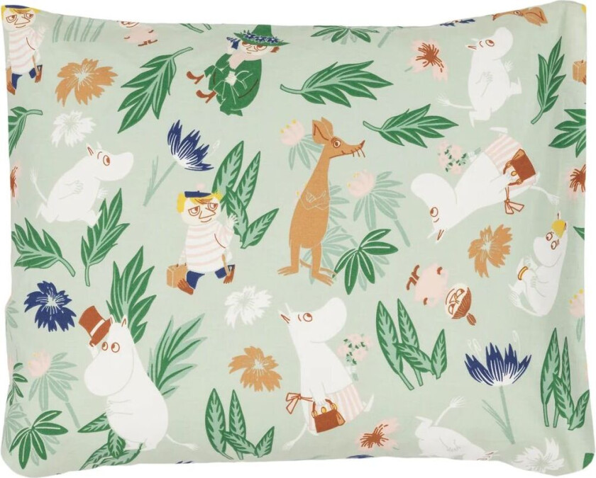 Mummitrollet putetrekk 50 x 60 cm Blomsterhage