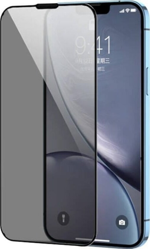 Hq-Z36 Iphone 15 Pro Max Herdet Glass Med Sort Ramme