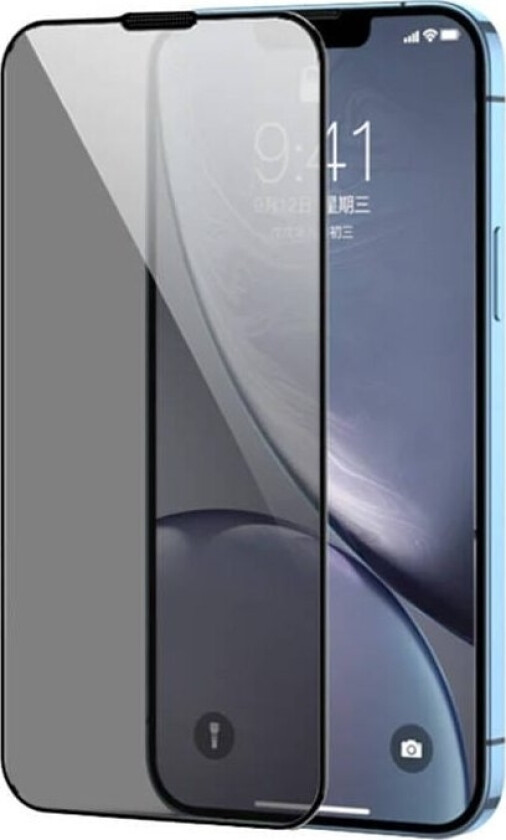Hq-Z33 Iphone 15 Herdet Glass Med Sort Ramme