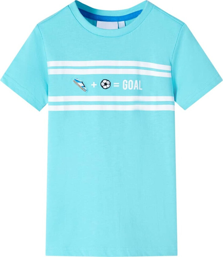 T-skjorte for barn aqua 128