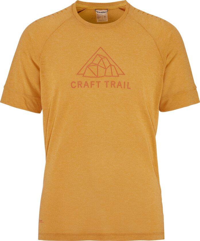 Men's Advance Trail Wool Short Sleeve Tee Turmeric Melange L