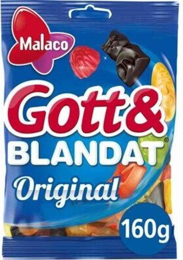 Godis Gott & Blandat Original 160 g 36-pack