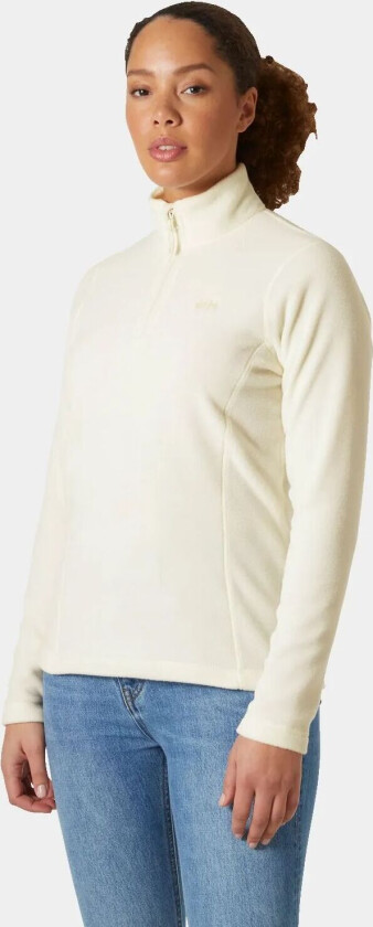 Dame Daybreaker 1/2 Glidelås Lett Fleece Beige M SvartM