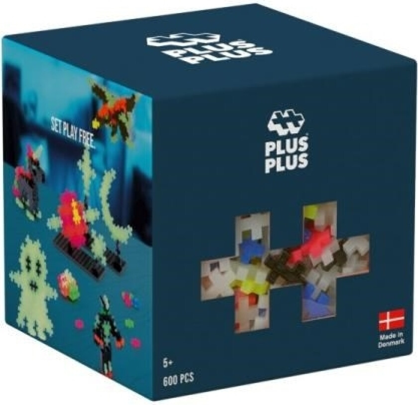 Plus Plus Glow-In-The-Dark Bricks In The Pack - 600 Pieces 3974
