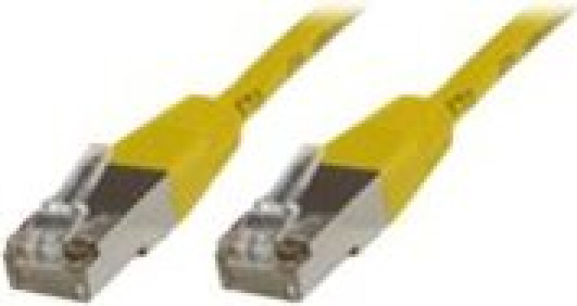 MicroConnect - Nettverkskabel - RJ-45 (hann) til RJ-45 (hann) - 5 m - skjermet, beskyttet tvunnet parkabel (STTP) - CAT 6 - halogenfri, flertrådet - gul