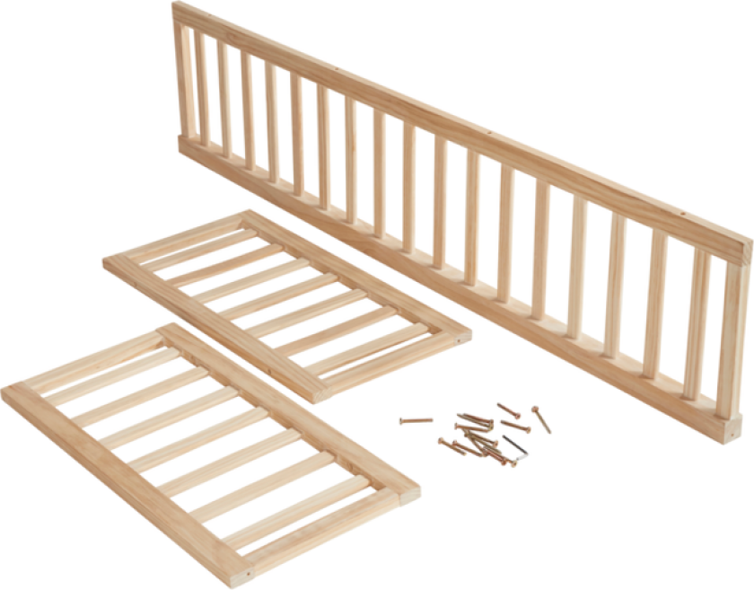 CASTILLO gjerde til barneseng 90x200 cm Natur