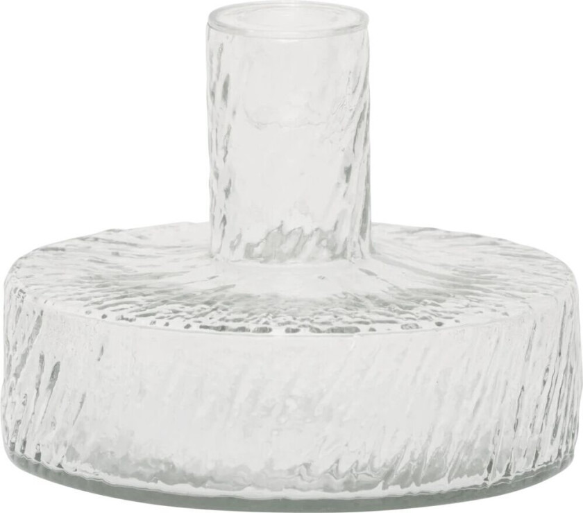 Solvi B lysestake 12 cm klar