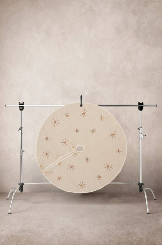 CHARON juletrekappe diameter 120 cm Lys beige/brun