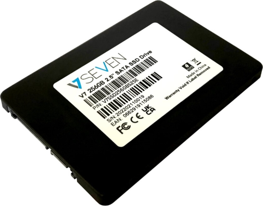 - Ssd - 256 Gb - Samlet Pakke - Intern - 2.5" - Sata 6Gb/S