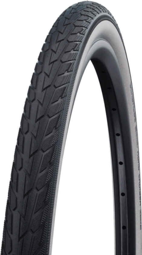 Road Cruiser Non Folding Tire (37-584) Black/Whitewall, Green, K-Guard, Psi Max:85 Psi, Weight:580 G
