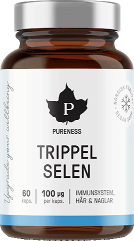 Trippel Selen 60 kapsler