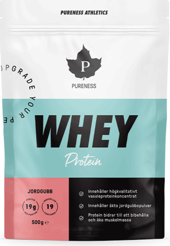 Athletics Whey Protein Jordbær, 500 g