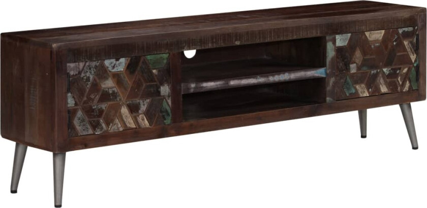 TV-benk gjenvunnet heltre 140x30x45 cm