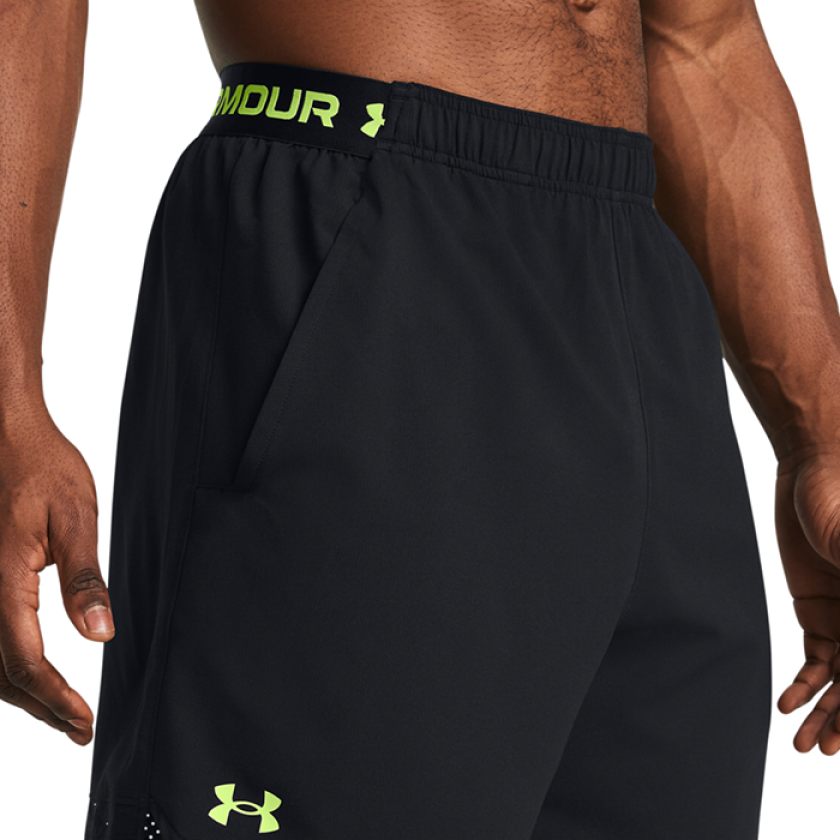 UA Vanish Woven 6in Shorts, Black