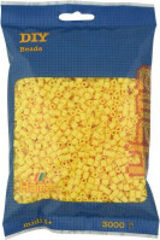 Midi perler 201-103 Lys gul - 3000 stk