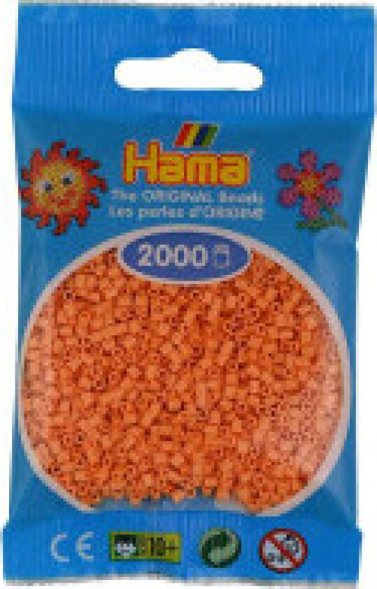 Mini Perler 501-105 Lys aprikos - 2000 stk