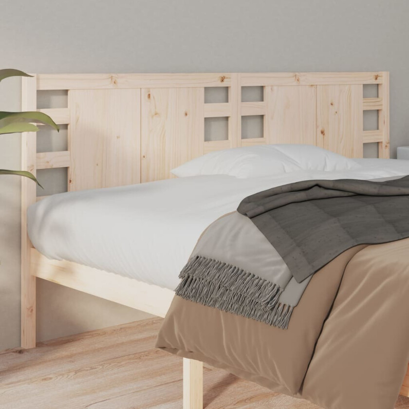 Sengegavl 206x4x100 cm heltre furu