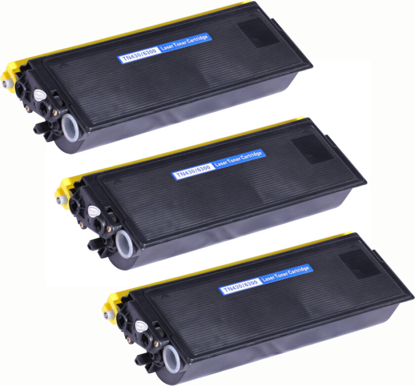 TN 430 BK combo pack 3 stk Toner - Kompatibel - Svart 9000 sider