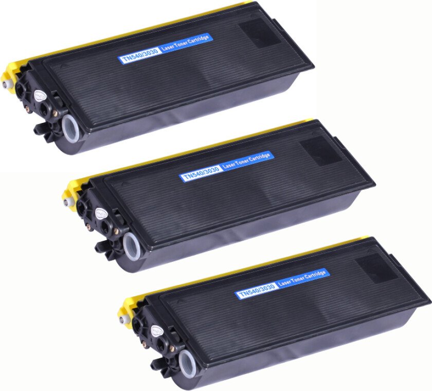 TN 540 BK combo pack 3 stk Toner - Kompatibel - Svart 10500 sider