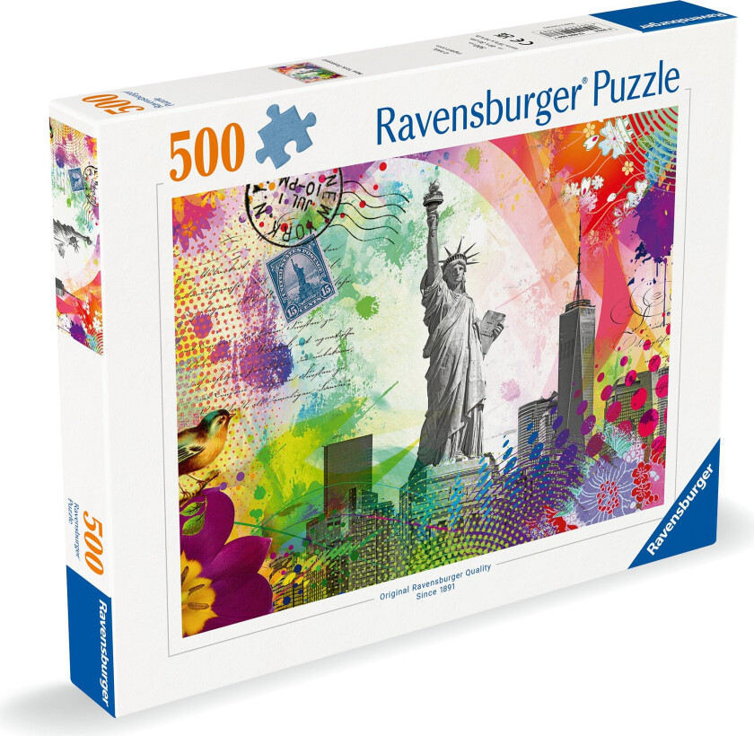 - Puzzle New York Postcard 500p (12000368)