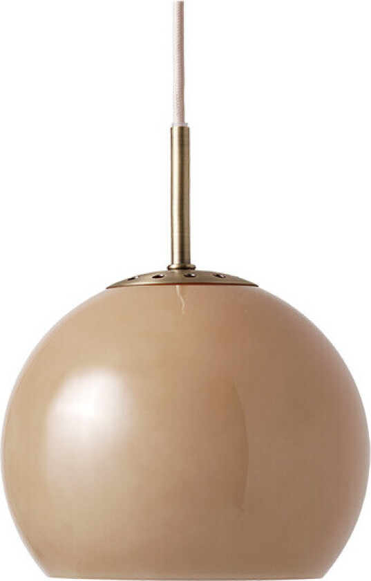 - Ball Glass Pendel Ø18 Cappuccino