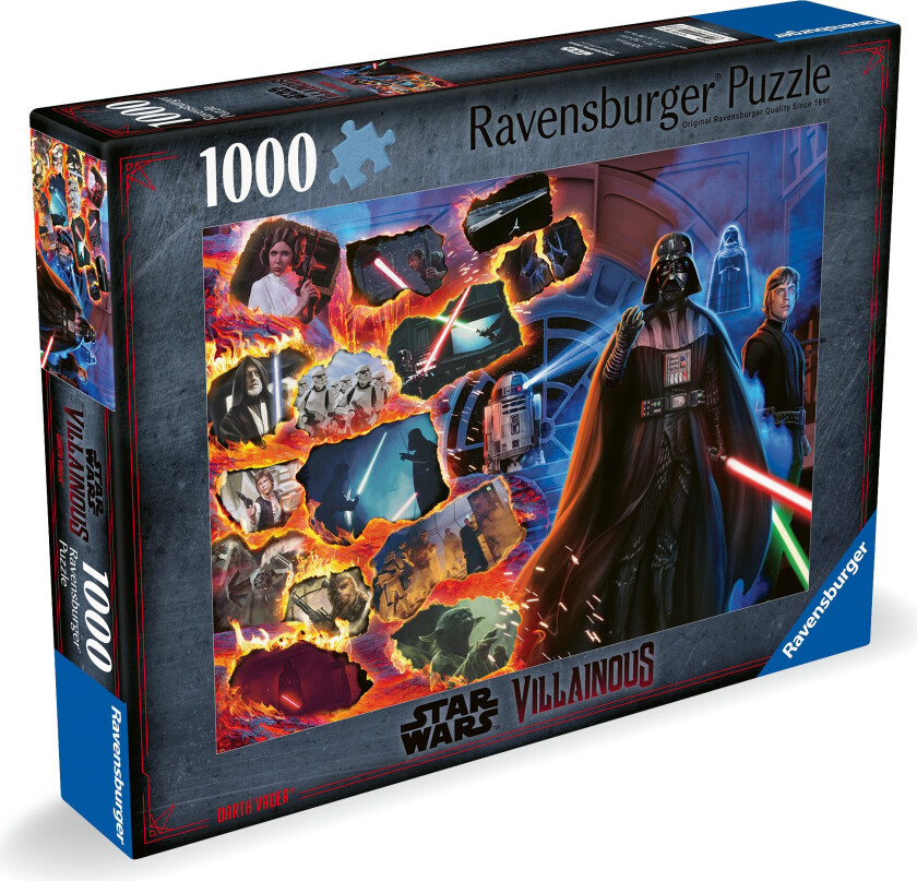 - Puzzle Star Wars Villainous Darth Vader 1000p (12000267)