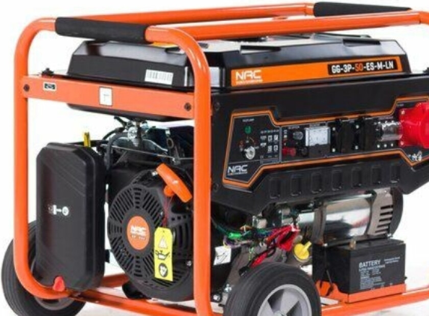 Motorsag Nac Generator 5,5Kw 400V Avr Med Starter