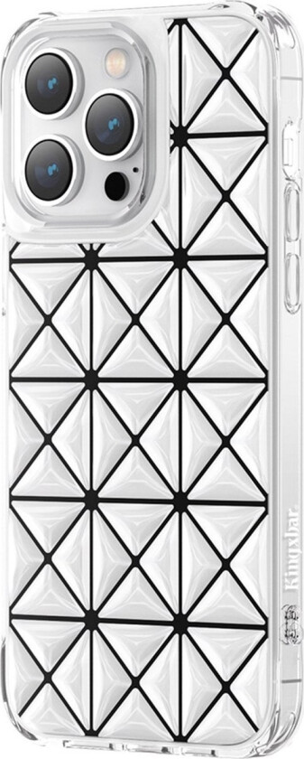 Miya Series Iphone 14 Pro-Deksel, Bakdeksel, Bakdeksel, Hvit