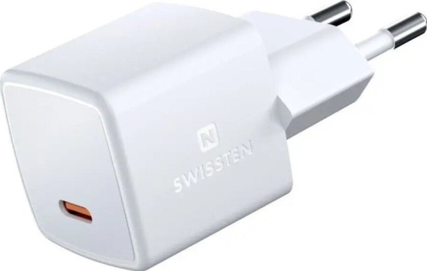 adowarka Swissten Gan Mini Travel Charger Usb-C 25W Power Delivery