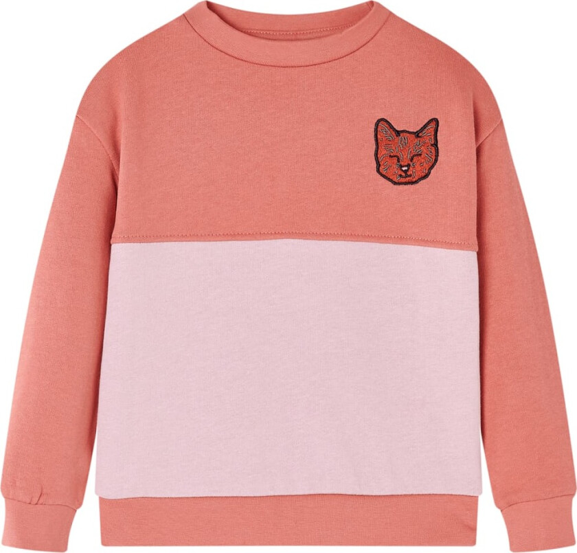 Barnegenser fargeblokk rosa 116