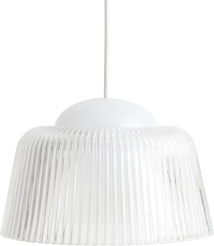 HAY Brim Bottle pendel Ø24,5 cm Clear glass