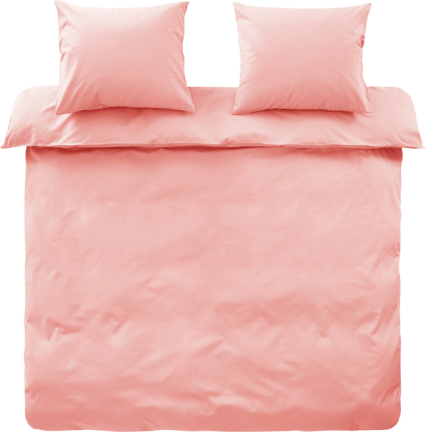 ZACK sengesett dobbeltseng - økologisk Korallrosa