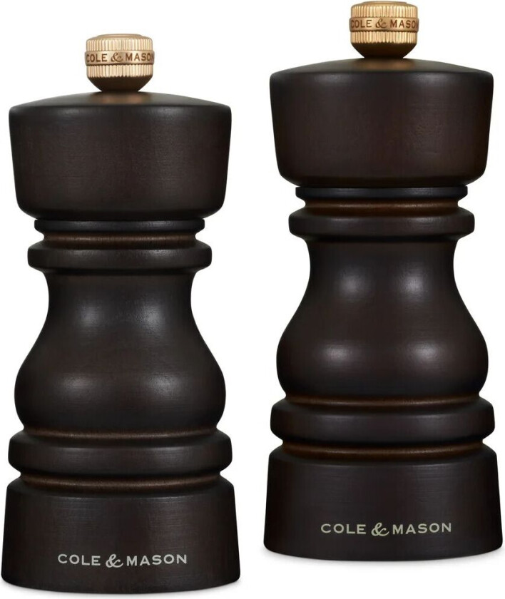 London salt- og pepperkvernsett Chocolate, 13 cm