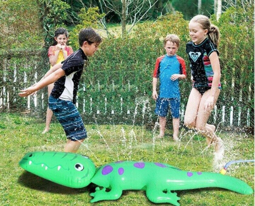 Vannsprutende Krokodil