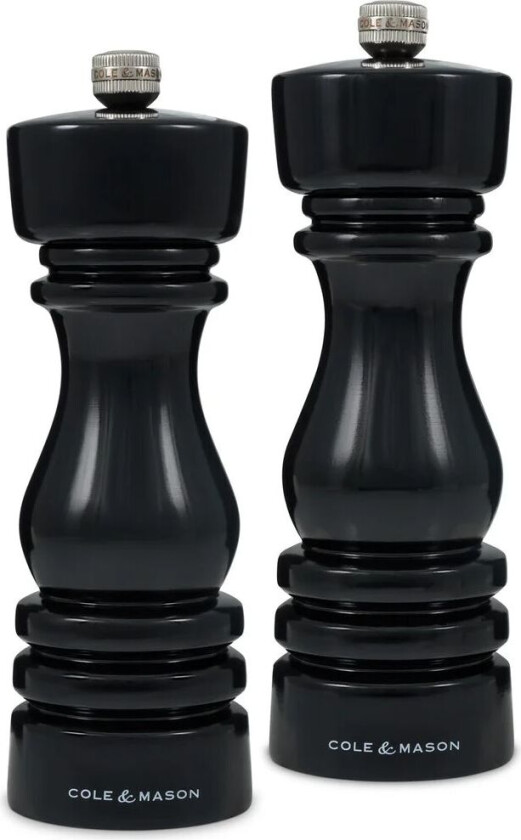 Gloss London salt- og pepperkvernsett 18 cm